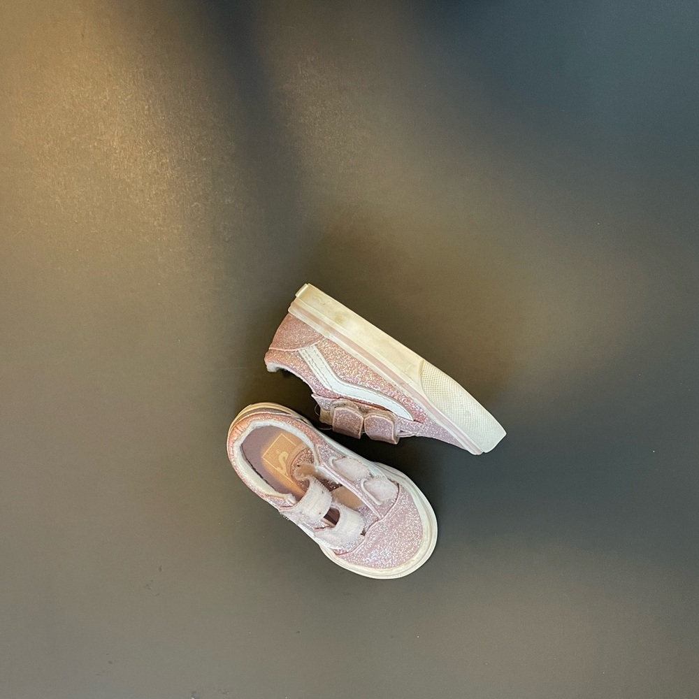 Pink sparkly vans